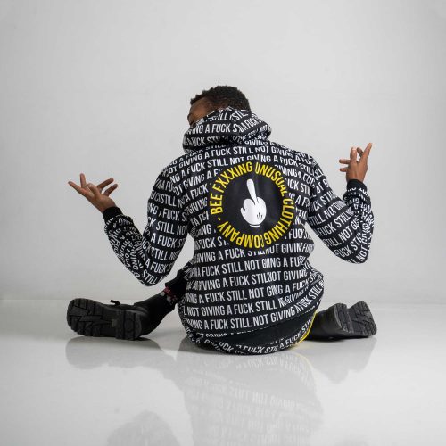 Bee Unusual Hoodie “Still not Giving a Fck” AOP