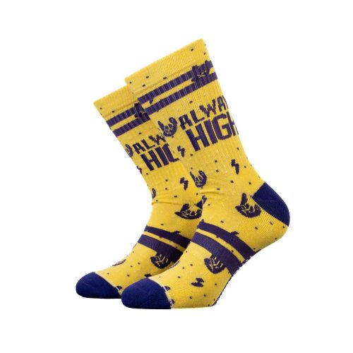 Bee Unusual "Always High" Yellow Socks