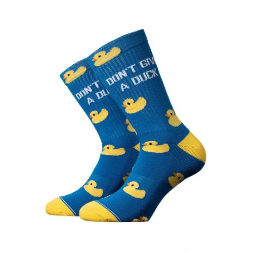 Bee Unusual “Don’t Give A Duck” Blue Socks