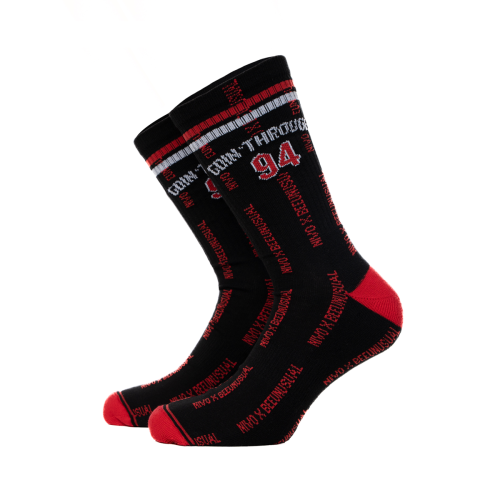 Bee Unusual NIVO X BEE "GOIN' TROUGH 1994" Socks Limited Edition