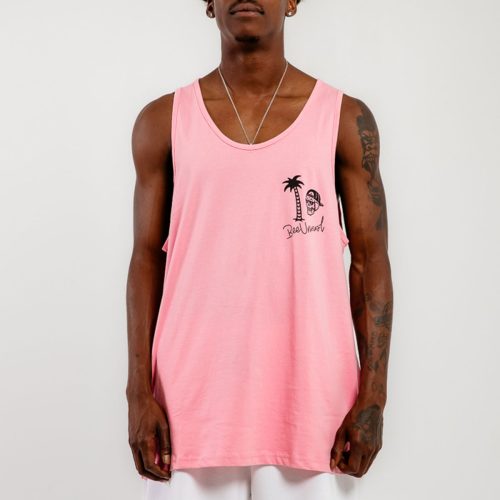 Bee Unusual "Dead Can Surf" Tank Top Pink