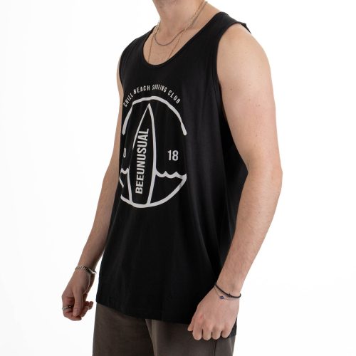 Bee Unusual "Chill Beach Surf Club" Tank Top Black