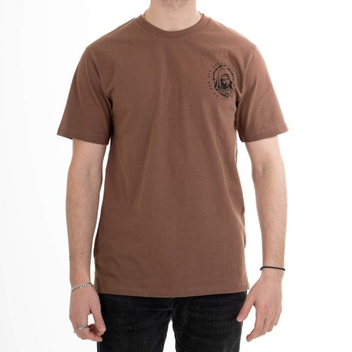 Bee Unusual "Trust no Man" Heavy Jersey T-Shirt Light Brown