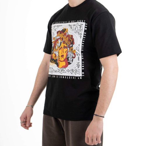 Bee Unusual "Medusa" Heavy Jersey T-shirt Black
