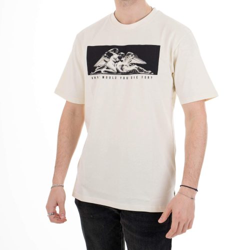 Bee Unusual "Cupid & Psyche" Heavy Jersey T-shirt Off White