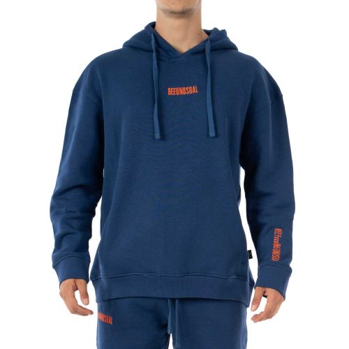 Bee Unusual Monochrome Hoodie Blue Depths