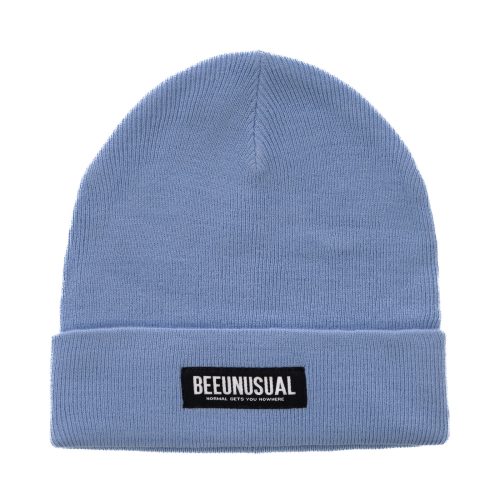 Bee Unusual Monochrome Beanie Serenity Blue