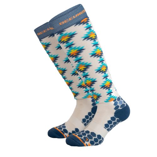 Performance graphic ski snow socks