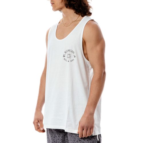 Bee Unusual “Bees can Surf”  Surf Tank White