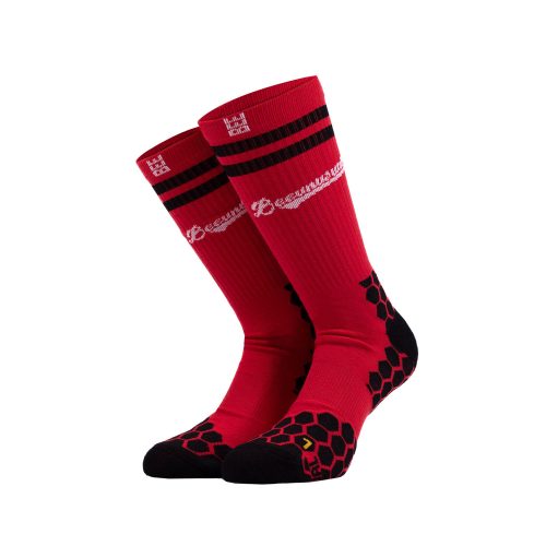 Bee Unusual Performance Basketball Retro Red Socks