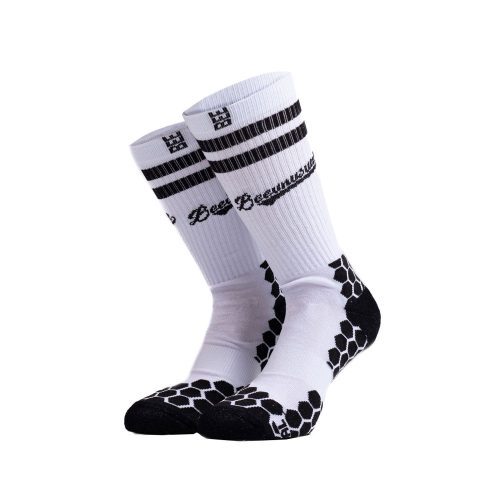 Bee Unusual Performance Basketball Retro White Socks