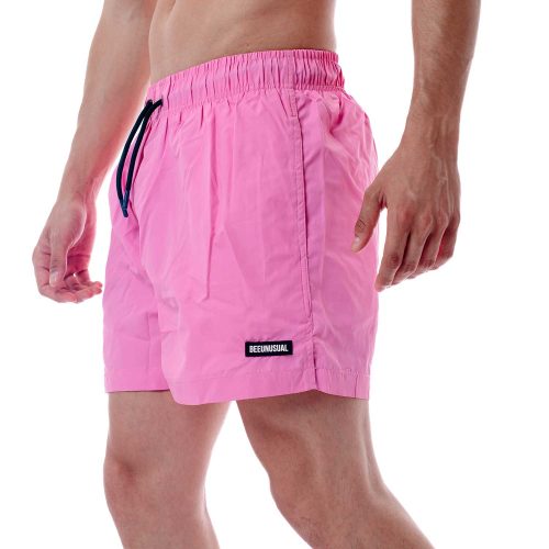 Bee Unusual Monochrome Swim Shorts Pink