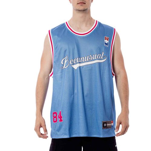 Bee Unusual Mesh Tank Top Light Blue