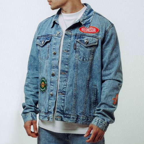 Bee Unusual Feel Good Patchwork Denim Jacket