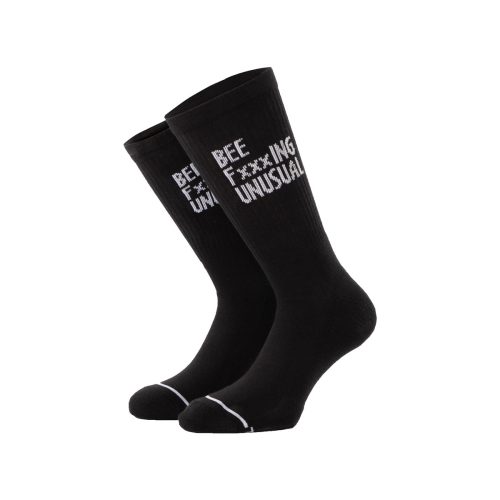 Bee Unusual ”Bee FxxxING Unusual” Black Socks