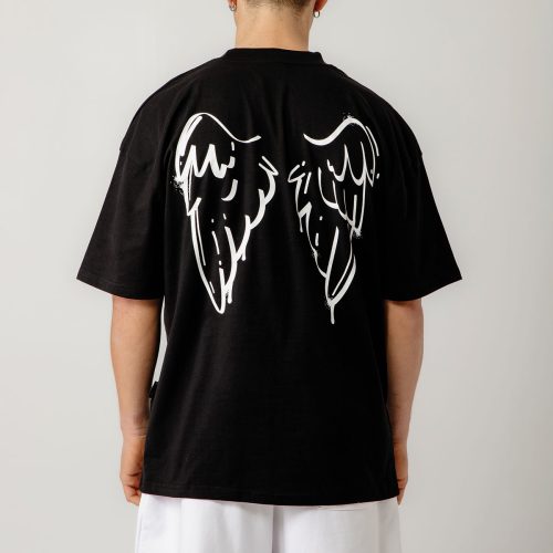 Bee Unusual " I don't give a flying f* " Oversized T-shirt Black