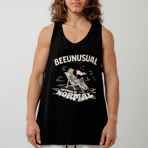 Bee Unusual " Relax " Tank Top Black