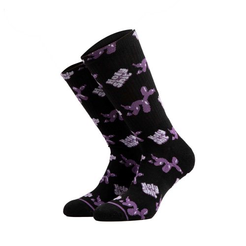 Bee Unusual ”Holy Shit” Combed Black Socks