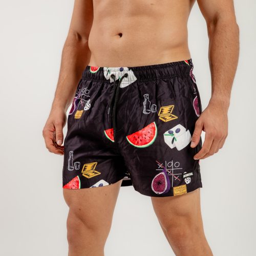 Bee Unusual “Feta Watermelon” Swim Shorts
