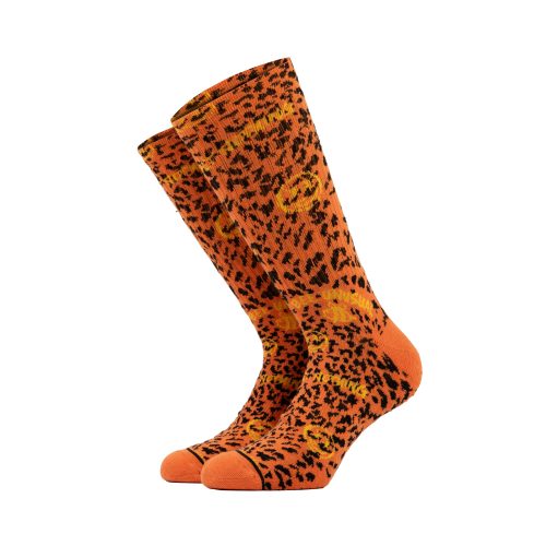 Bee Unusual ”Regret Nothing” Orange/Black” Socks