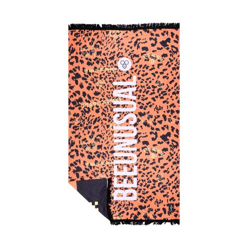 Bee Unusual "Regret Nothing'' Beach Towel With Fringes 100x180