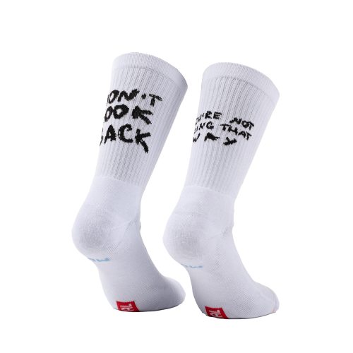 Bee Unusual "Don't Look Back " White Socks