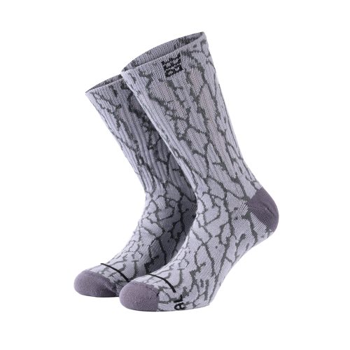 Bee Unusual " Elephant Print Limited Edition " OG Grey Socks
