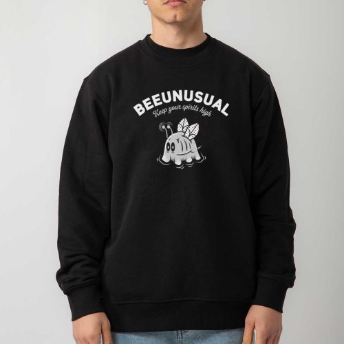 Bee Unusual " Boobee " Crew Neck FT Black