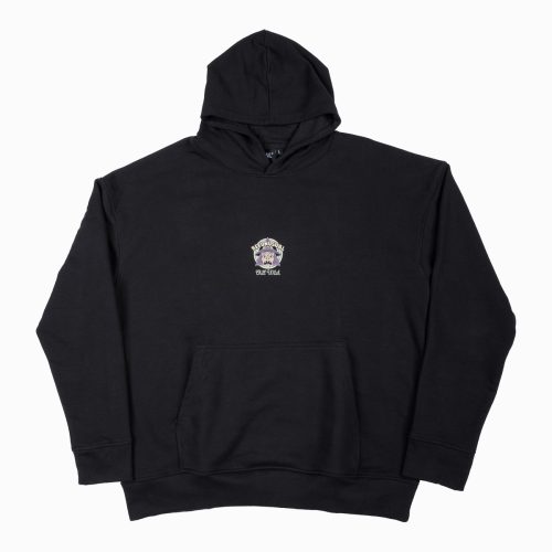 Bee Unusual " Chill Witch " Relaxed Extra Heavy FT Hoodie Black